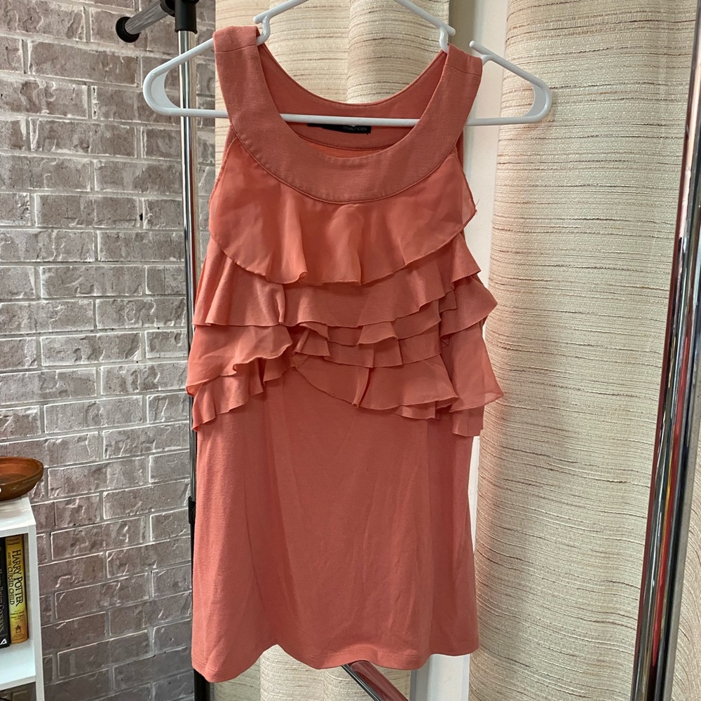 Medium Maurice’s blouse, blush pink. Gently used